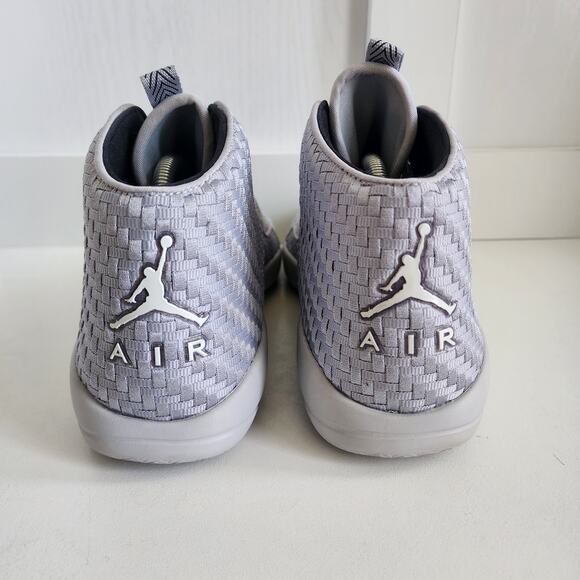 Jordan Men's Size 11 Eclipse Chukka Basketball High Top  Shoe Lace Up Wolf Grey - Picture 8 of 10